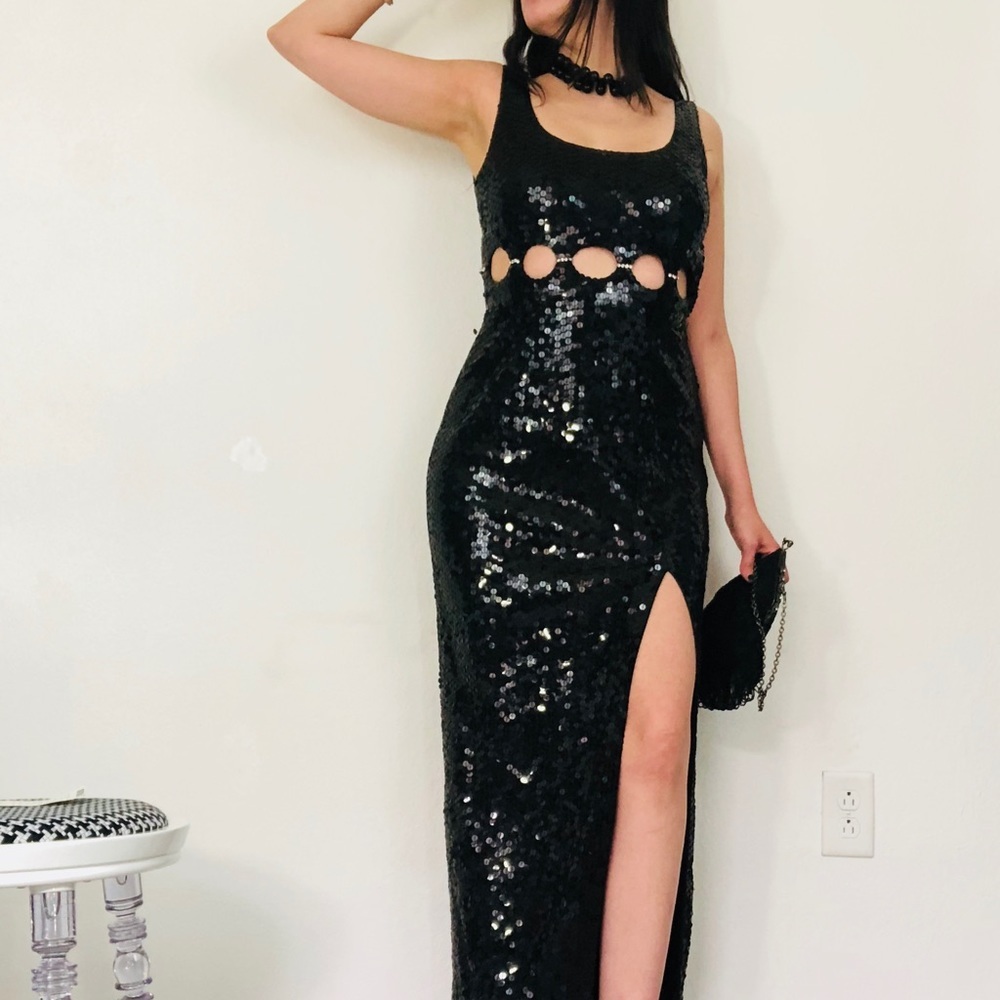 Vintage Maxi Dress with cutouts